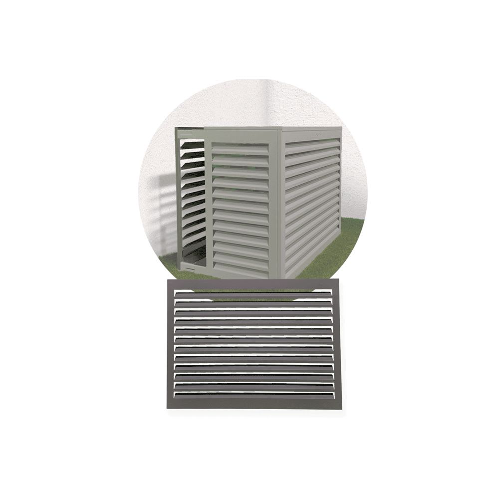 Decoclim - DECOCLIM face dos alu g.pouss. medium