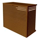 Decoclim - DECOCLIM cache clim alu b.argile XL Dim int : H 1200 x L 1310 x P 650-800 mm