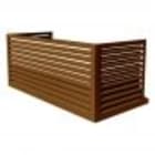 Decoclim - DECOCLIM cache clim alu b.argile Opt.XXL Dim int : H 500 x L 1310 x P 650-800 mm