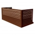 Decoclim - DECOCLIM cache clim alu b.rouge Opt.XXL Dim int : H 500 x L 1310 x P 650-800 mm