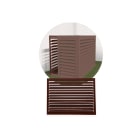 Decoclim - DECOCLIM face dos alu b.rouge option XXL