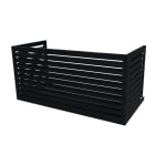 Decoclim - DECOCLIM extension h. alu anth. large Dim int : H 550 x L 1100 x P 550-700 mm