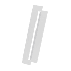 Decoclim - DECOCLIM joues latérales pour cache clim alu blanc XL