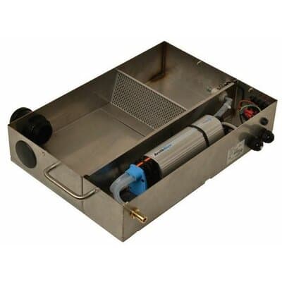 BLUE DIAMOND - Bac avec pompe de relevage des condensats pour vitrine refrigerante