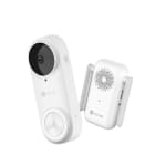 EZVIZ - Kit sonnette vidéo blanc sur batterie avec carillon avec une résolution de 5MP