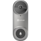 EZVIZ - Kit sonnette vidéo gris sur batterie avec carillon avec une résolution de 5MP