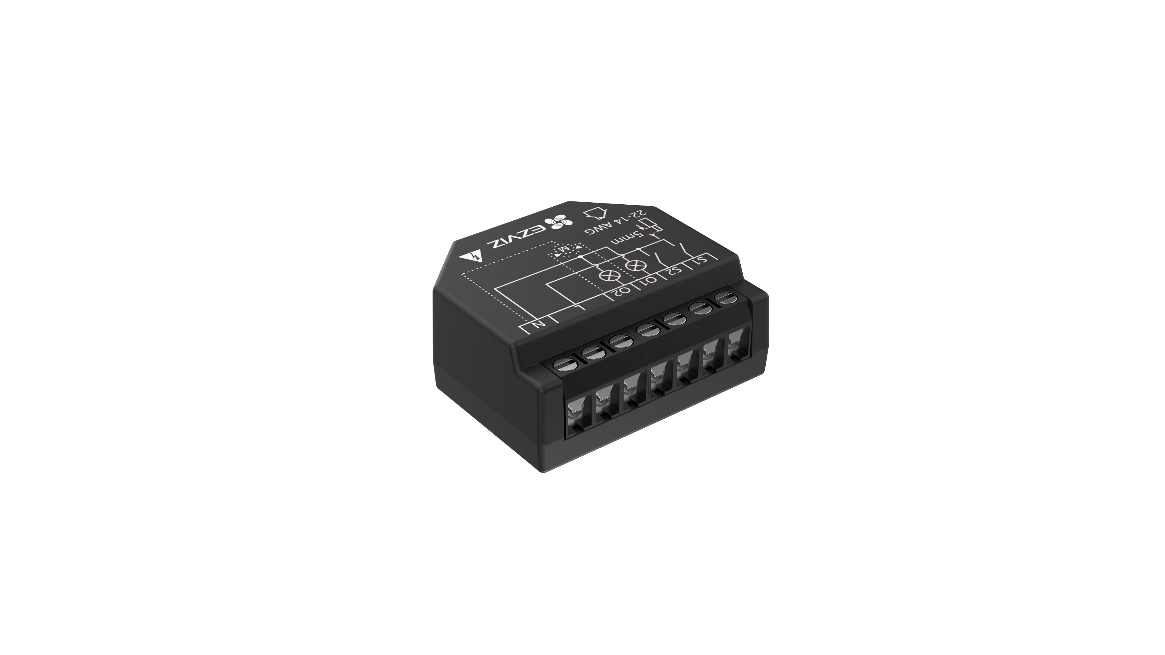 EZVIZ - T36WM - 2 canaux 10A/Moniteur d'énergie/Contrôle sans fil/16A Jusqu'à 800W