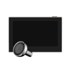 EZVIZ - HP2-Caméra compacte 1080P+écran intérieur, alimenté par une batterie intégrée