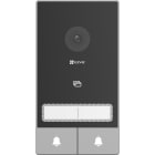 EZVIZ - Conçu pour deux logements: Une platine de rue avec deux boutons d'appel extérieu