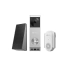 EZVIZ - Kit de sonnette connectée EP3x Pro avec carillon ? alimentation solaire/filaire