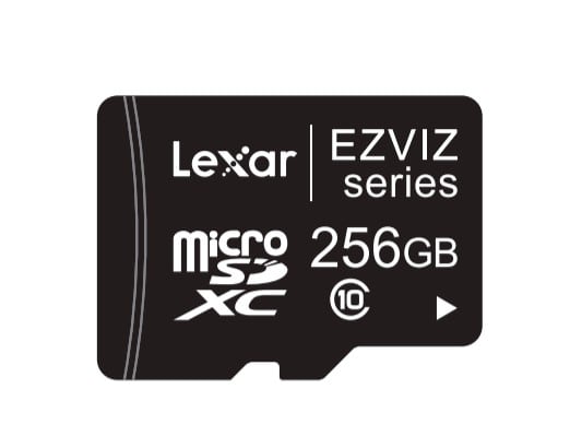EZVIZ - Carte MicroSD 256GB - lecture 90Mo/s/écriture 20-50Mo/s/imperméable et résistant