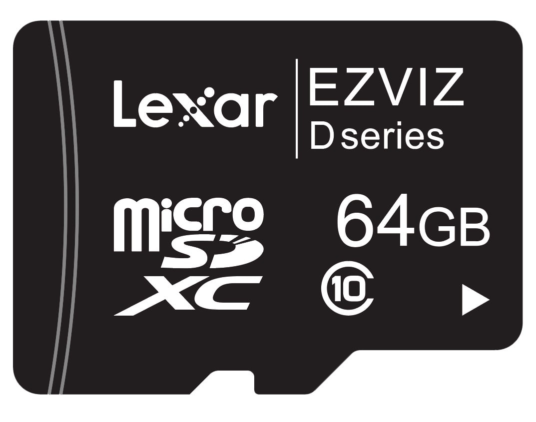 EZVIZ - Carte MicroSD 64GB - lecture 90Mo/s/écriture 20-50Mo/s/imperméable et résistant