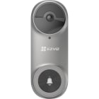 EZVIZ - Kit sonnette video gris sur batterie avec carillon avec une resolution de 5MP