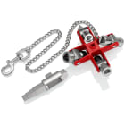 KNIPEX - Clé universelle "Construction" pour armoires et systèmes de fermeture - 90mm