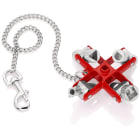 KNIPEX - Clé universelle pour toutes les armoires et systèmes de fermeture - 90mm