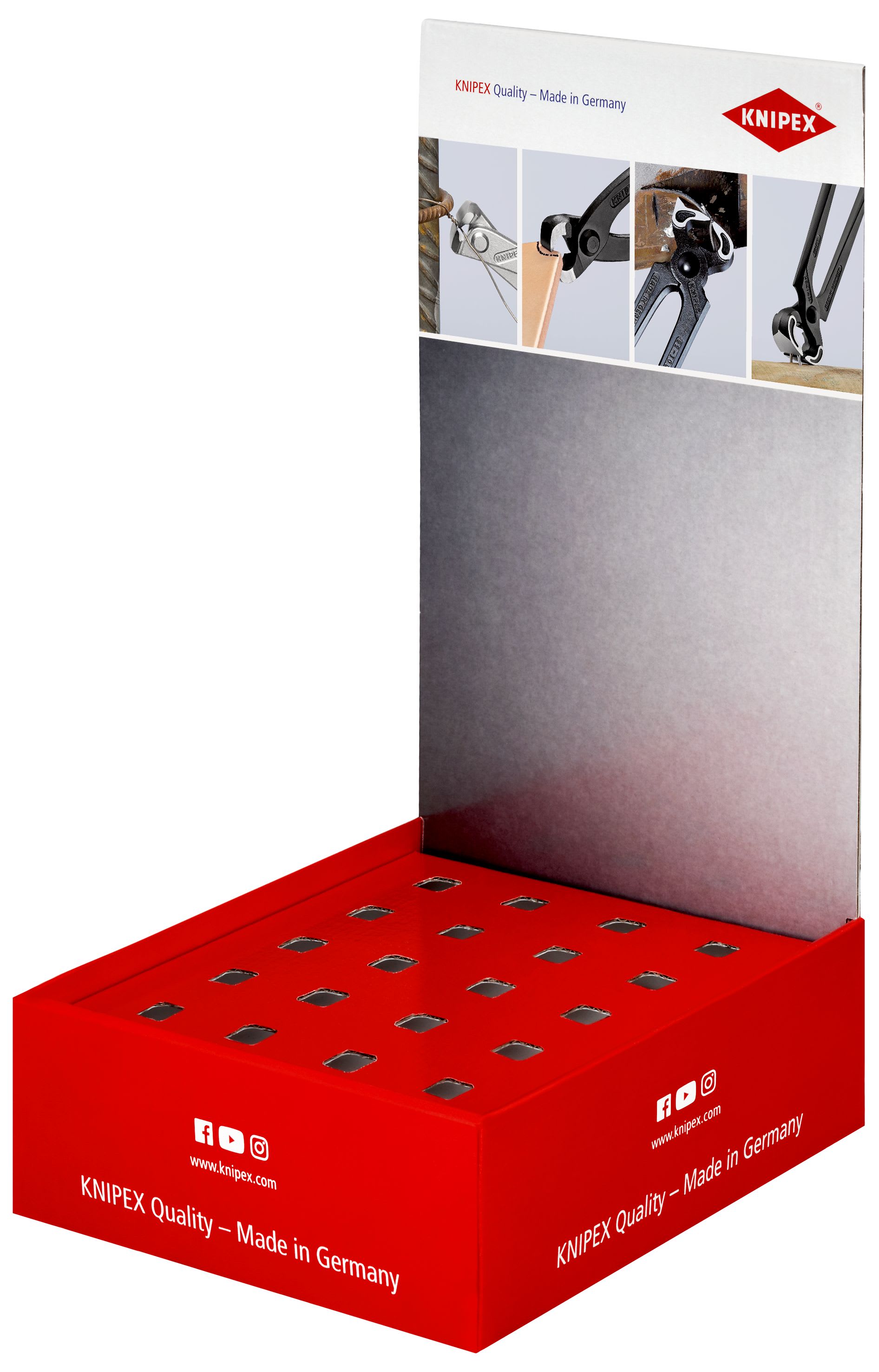 KNIPEX - Présentoir de comptoir vide pour 10 pinces non gainées