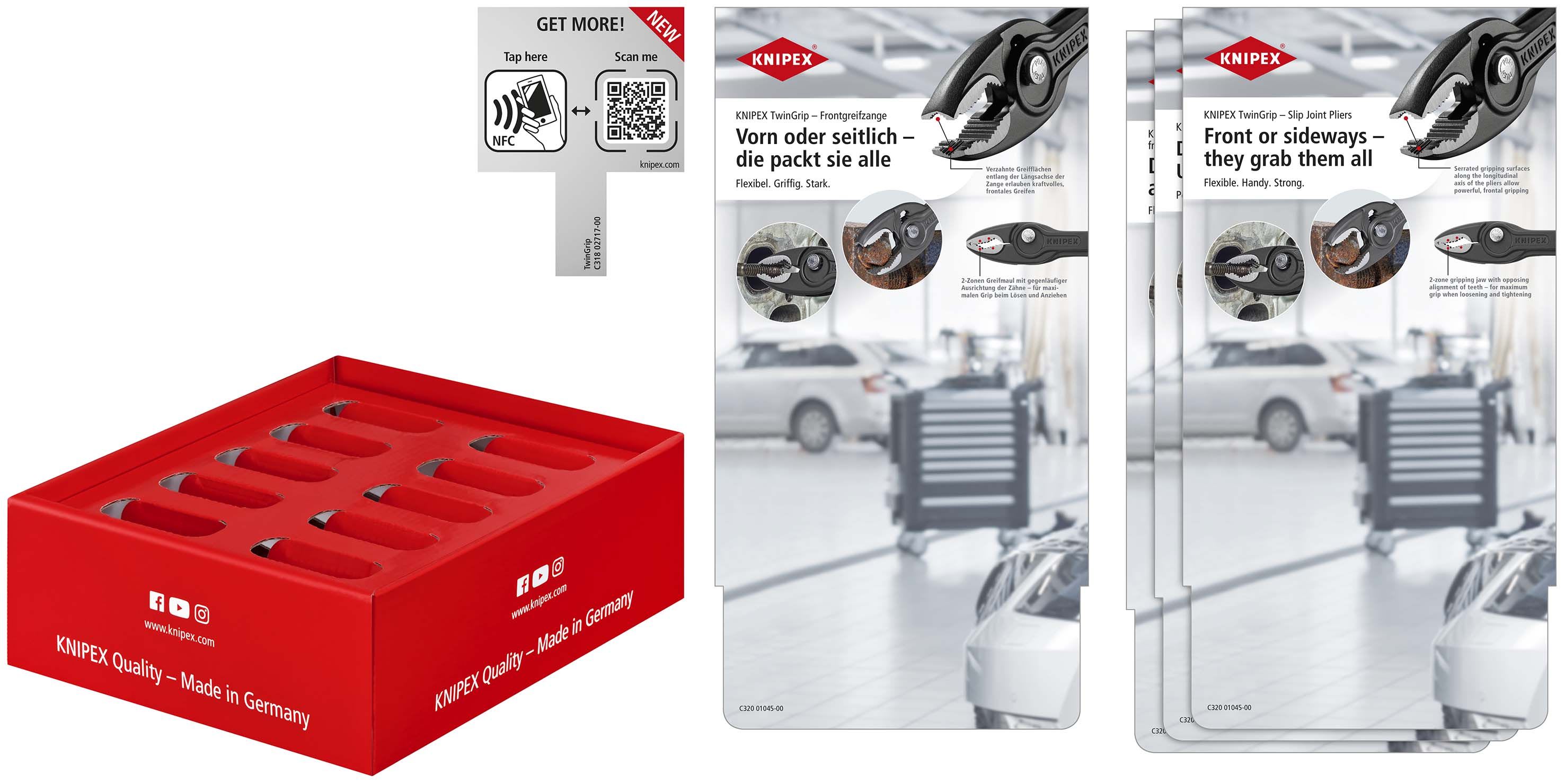 KNIPEX - Présentoir de comptoir vide mixte TWINGRIP