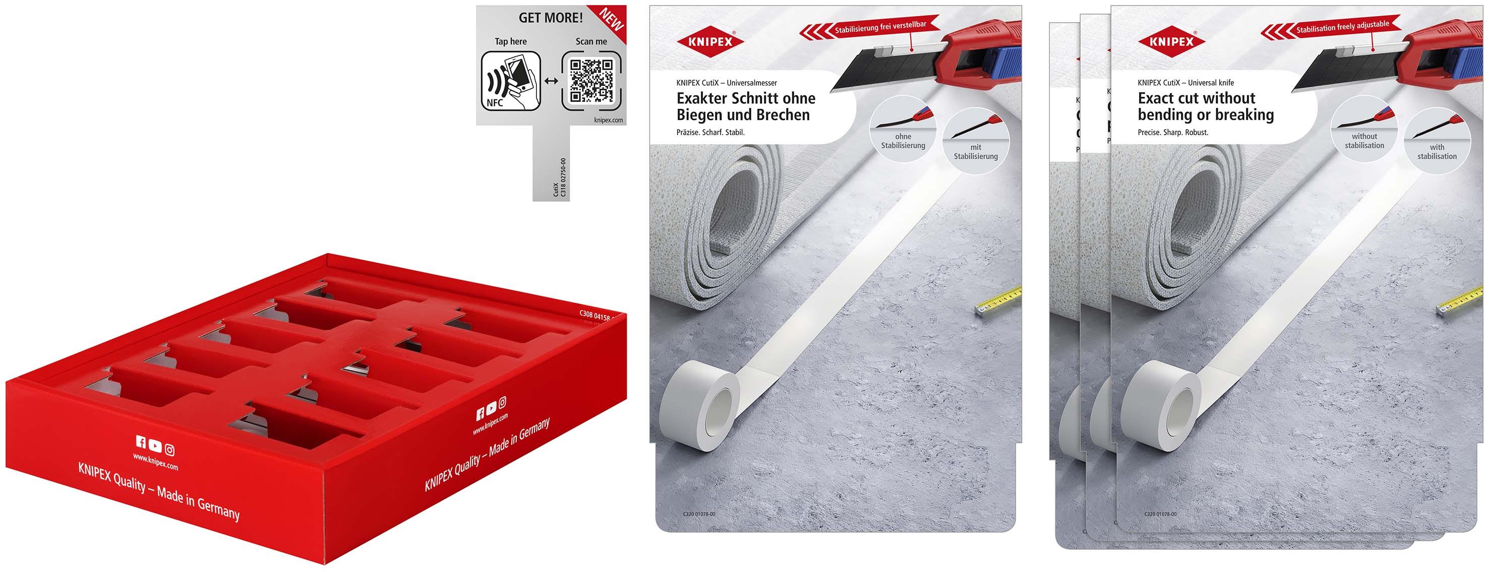 KNIPEX - Présentoir de comptoir vide pour 10 cutteur CutiX 90 10 165 BK