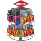 KNIPEX - Présentoir rotatif vide pour 16 x 3 outils - avec crochets - avec logo KNIPEX