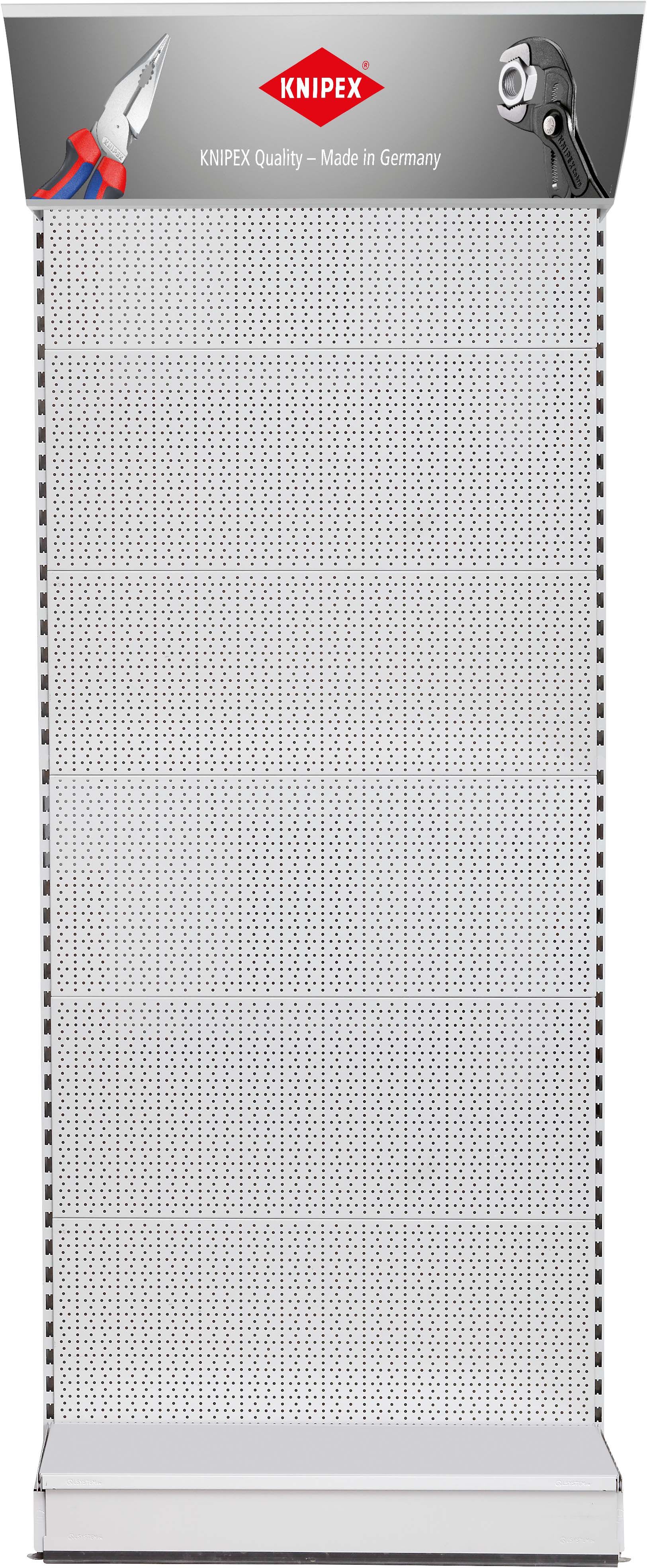 KNIPEX - Parois perforées présentoir avec enseigne lumineuse sans crochets 1mx2,2mx0,5m