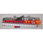 KNIPEX - Présentoir mural vide pour paroi perforée pour 15x6 pinces - 995 x 145 x 215mm