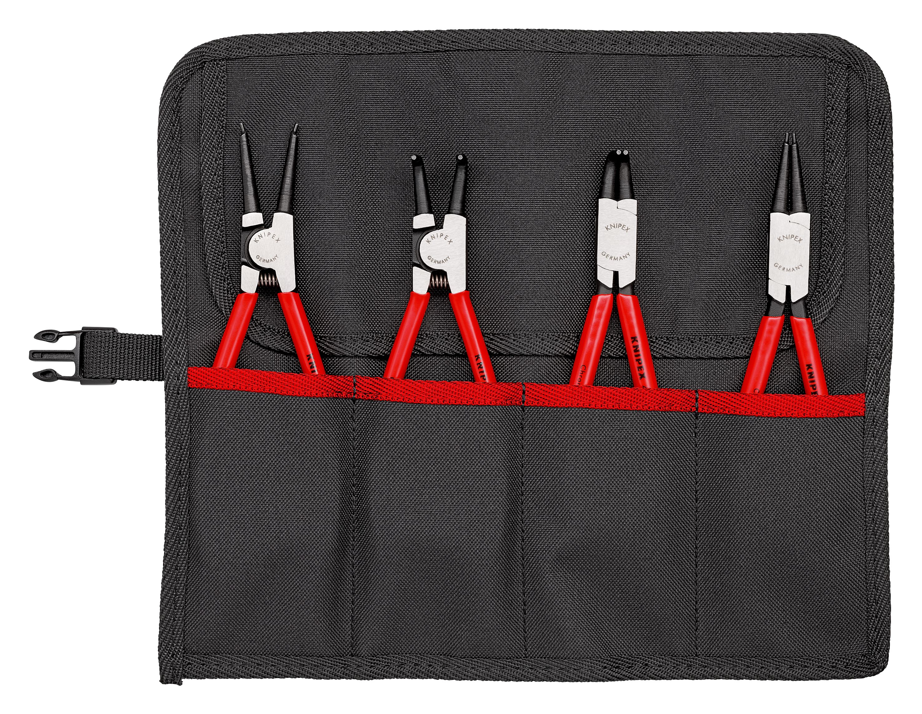 KNIPEX - Trousse composée d'un jeu de 4 pinces pour circlips (Modèle 44 et 46)