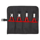 KNIPEX - Trousse composée d'un jeu de 4 pinces pour circlips (Modèle 44 et 46)