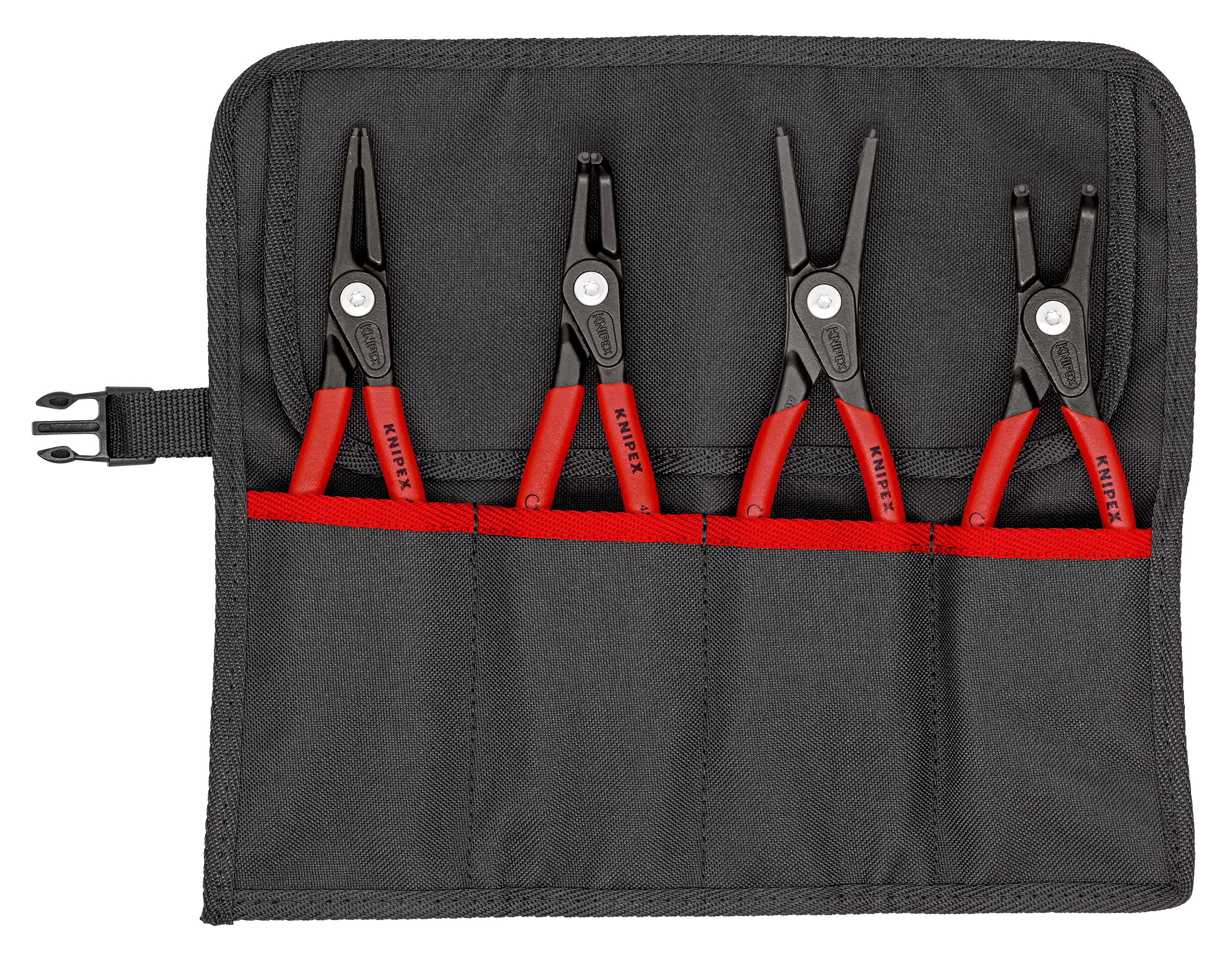 KNIPEX - Trousse composée d'un jeu de 4 pinces pour circlips (Modèle 48 et 49)