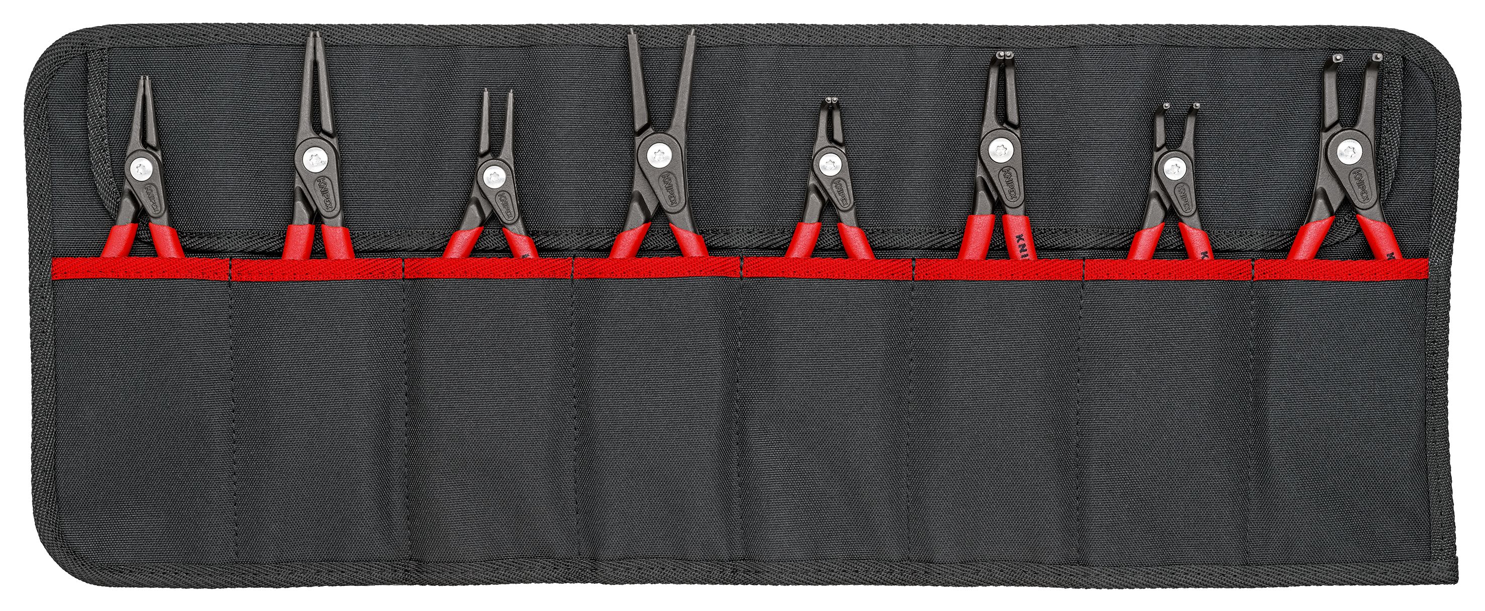 KNIPEX - Trousse composée d'un jeu de 8 pinces pour circlips (Modèle 48 et 49)