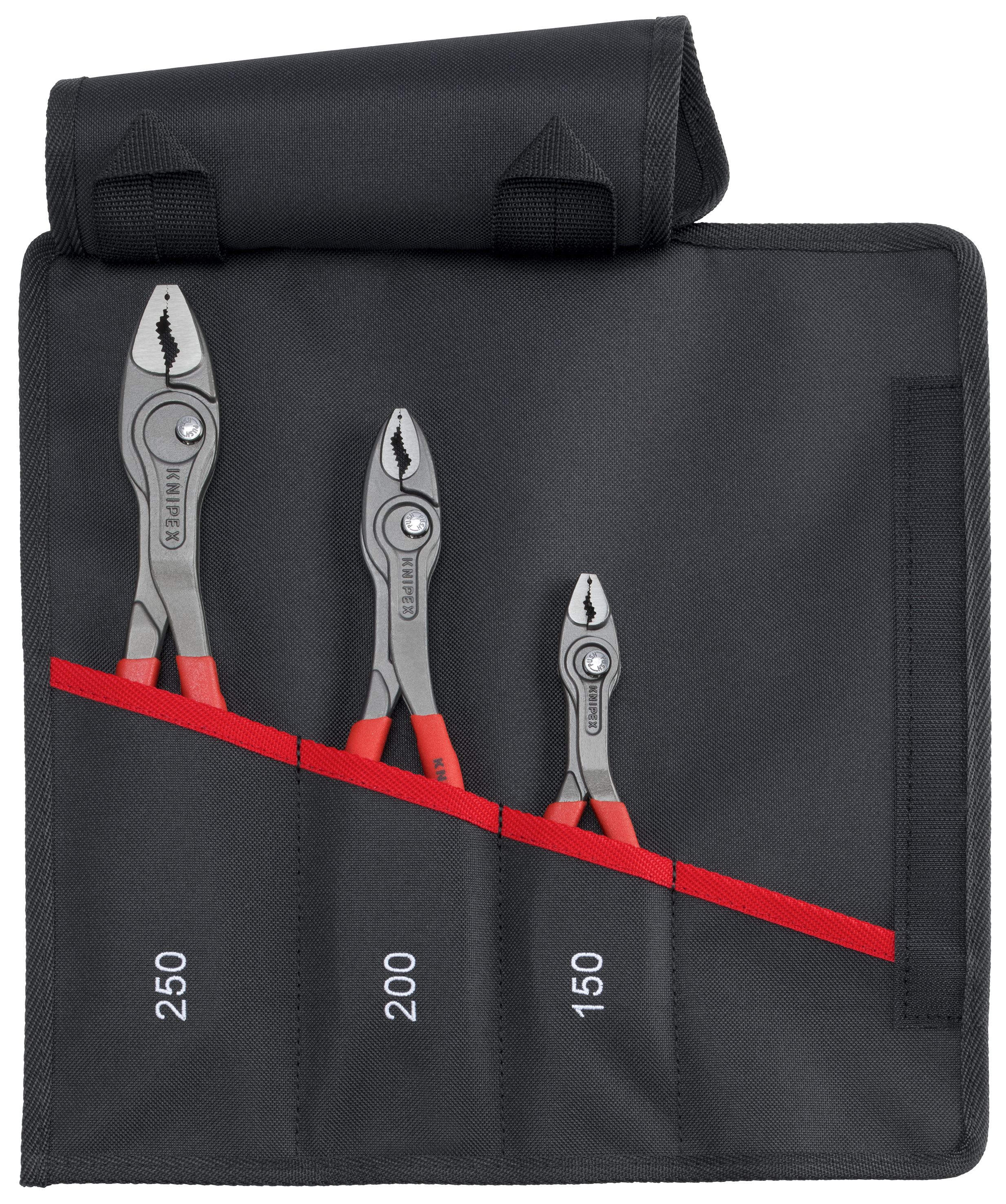 KNIPEX - Trousse composée de 3 pinces KNIPEX TwinGrip 150mm, 200mm et 250mm