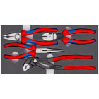 KNIPEX - Jeu de 4 pinces "Basic" sur plateau mousse pour servante