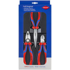KNIPEX - Lot de 3 pinces - "Essentielles" tri-matière - 03 02 180 - 26 12 200 - 70 02 160
