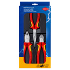 KNIPEX - Assortiment de 3 outils - Jeu électricien - Bi-matière - Chromé - Isolés 1000V