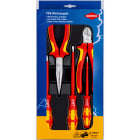 KNIPEX - Assortiment de 2 pinces et 3 tournevis Wera - Bi-matière - Isolés 1000V