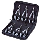 KNIPEX - Trousse composée d'un jeu de 6 pinces pour l'électronique - Bi-matière - ESD