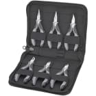 KNIPEX - Trousse composée d'un jeu de 6 pinces pour l'électronique - Bi-matière - ESD