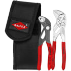 KNIPEX - Mini-jeu de 2 pinces en pochette ceinture, Cobra® 125mm et Pince-clé 150mm