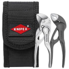 KNIPEX - Lot de pinces XS en pochette ceinture, Cobra XS 87 00 100, Pince clé 86 04 100