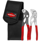 KNIPEX - Pochette ceinture à outils avec lot de 2 mini-pinces : 87 01 125 et 86 03 125