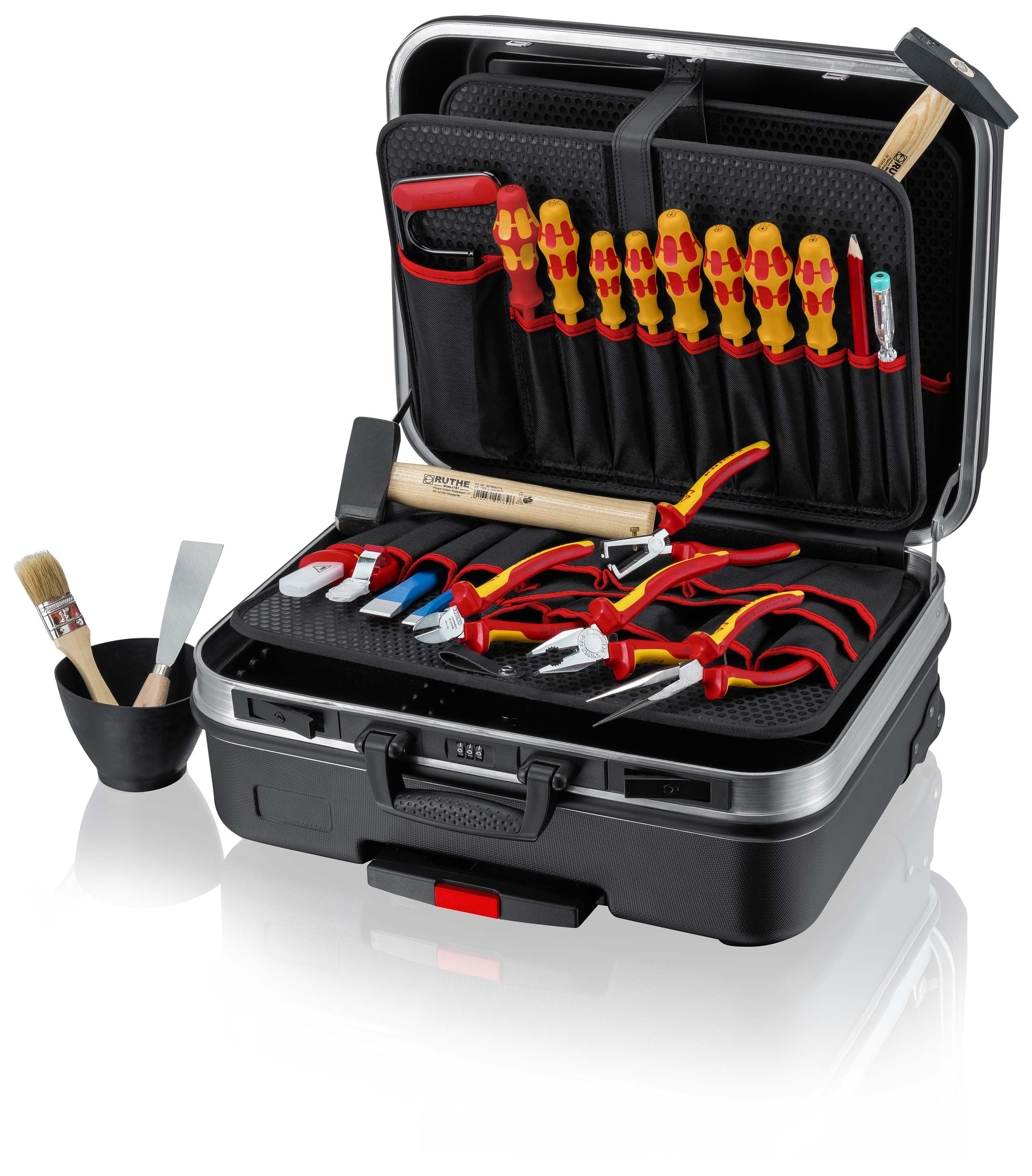 KNIPEX - Mallette à outils "BIG Basic Move" Électro 24 outils - Dimensions 515x430x280mm