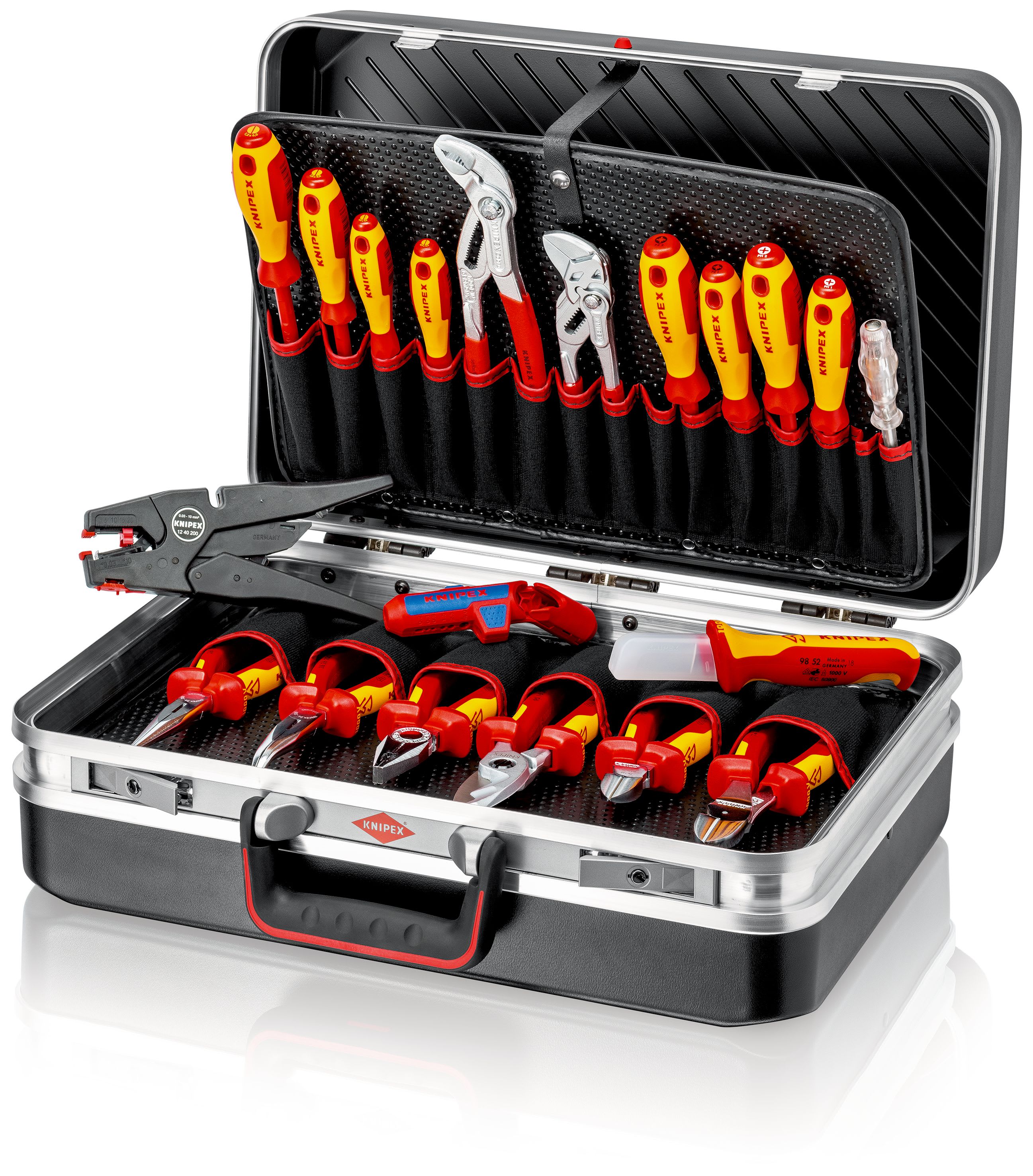 KNIPEX - Mallette à outils "Standard Electricien" - 20 outils - Dimensions 480x180x365mm