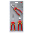 KNIPEX - Lot de 3 pinces isolées 1000V. 70 06 160 / 11 06 160 / 26 16 200