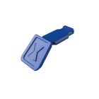KNIPEX - 10 ColorCode clips bleus pour gaines tri-matières KnipeXtend