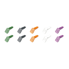 KNIPEX - 10 ColorCode clips Mix couleurs 2 pour gaines tri-matières KnipeXtend