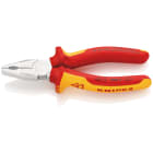 KNIPEX - Pince universelle 160mm avec tranchant - Bi-matiere - Chromee - Isolee 1000V