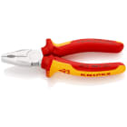 KNIPEX - Pince universelle 160mm avec tranchant - Bi-matiere - Chromee - Isolee 1000V
