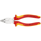 KNIPEX - Pince universelle 190mm avec tranchant - Bi-matière - Chromée - Isolée 1000V
