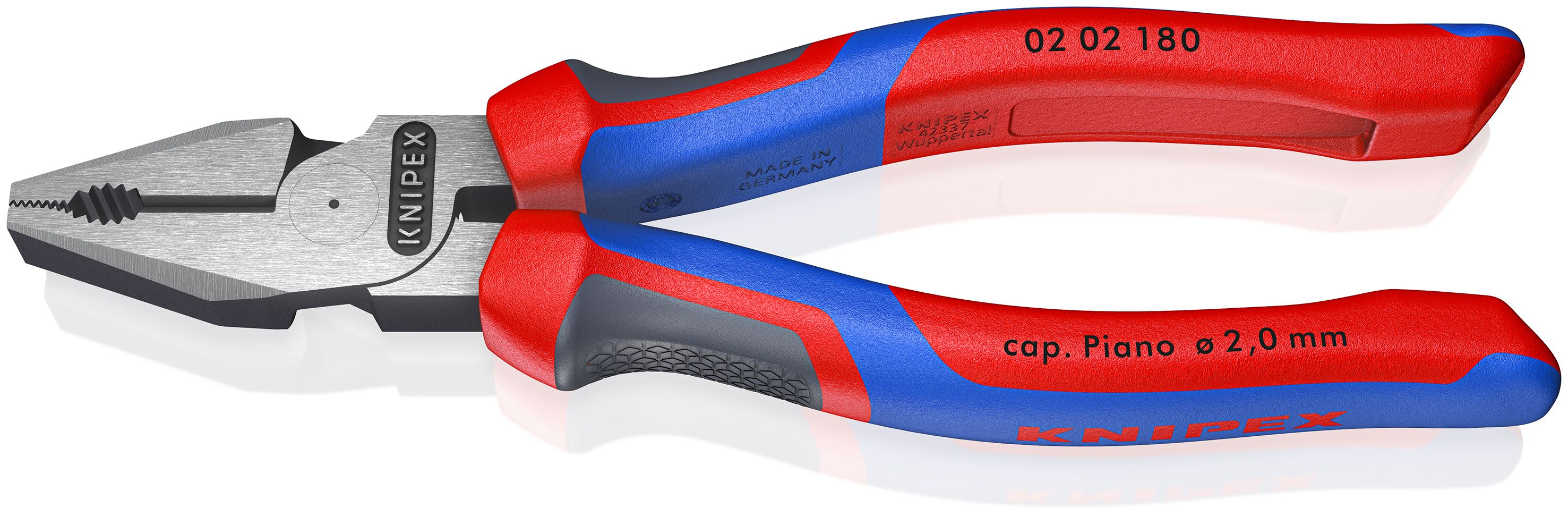 KNIPEX - Pince universelle à forte démultiplication 180mm - Tri-matière - Sur carte