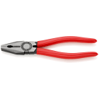 KNIPEX - Pince universelle 200mm avec tranchant - Gainage PVC - Tête polie