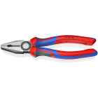 KNIPEX - Pince universelle 200mm avec tranchant - Bi-matière - Tête polie - Sur carte
